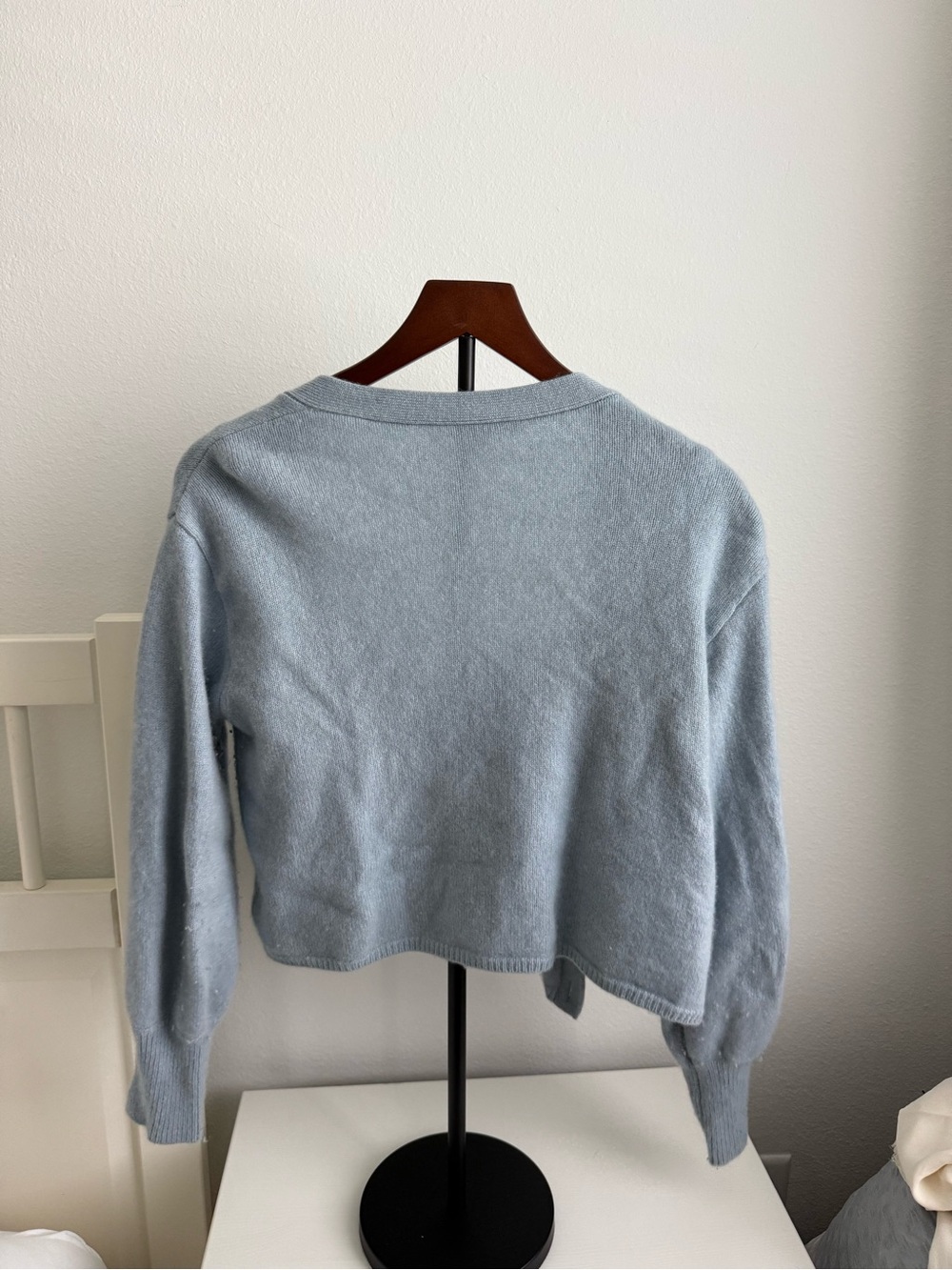 Reformation Powder Blue Cropped Cardigan and Tank Set - Picture 2 of 8